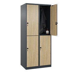 Spind HPL 2 Türen übereinander